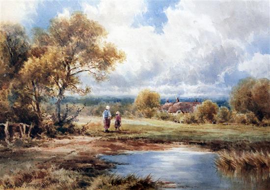 Henry H. Parker (1858-1930) At Reigate, Surrey, 14.5 x 21.5in.